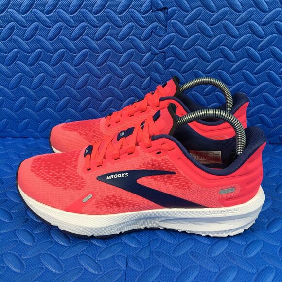 Brooks Launch 9 Womens Running Walking Shoes Pink Athletic Sneakers Size 8B - Picture 3 of 12